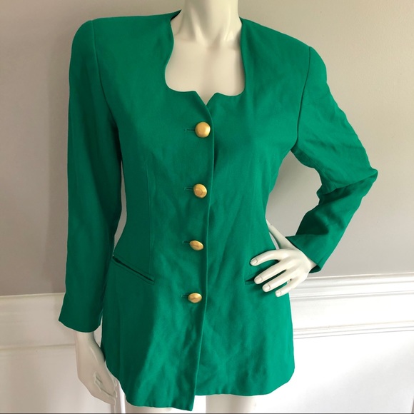 Jackets & Blazers - Vintage Green Blazer